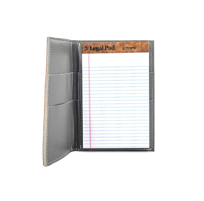 022 Small Notepad Cover - Longhorn w/ Lead Dallas Tool-Small Notepad Cover-Western-Cowhide-Bags-Handmade-Products-Gifts-Dancing Cactus Designs