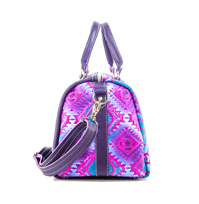 022 The Stowaway Classic - All Embossed w/ Rio Aztec-The Stowaway Classic-Western-Cowhide-Bags-Handmade-Products-Gifts-Dancing Cactus Designs