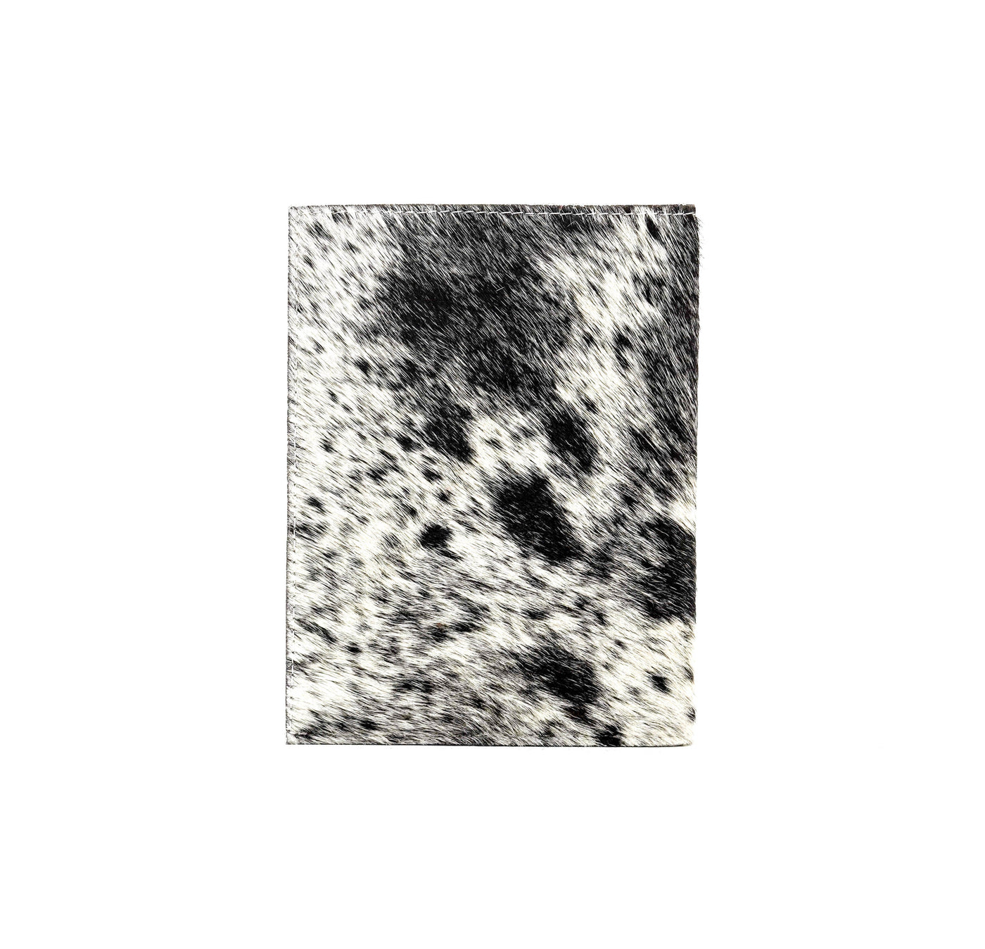 023 Small Notepad Cover - Black & White w/ Moab Aztec-Small Notepad Cover-Western-Cowhide-Bags-Handmade-Products-Gifts-Dancing Cactus Designs