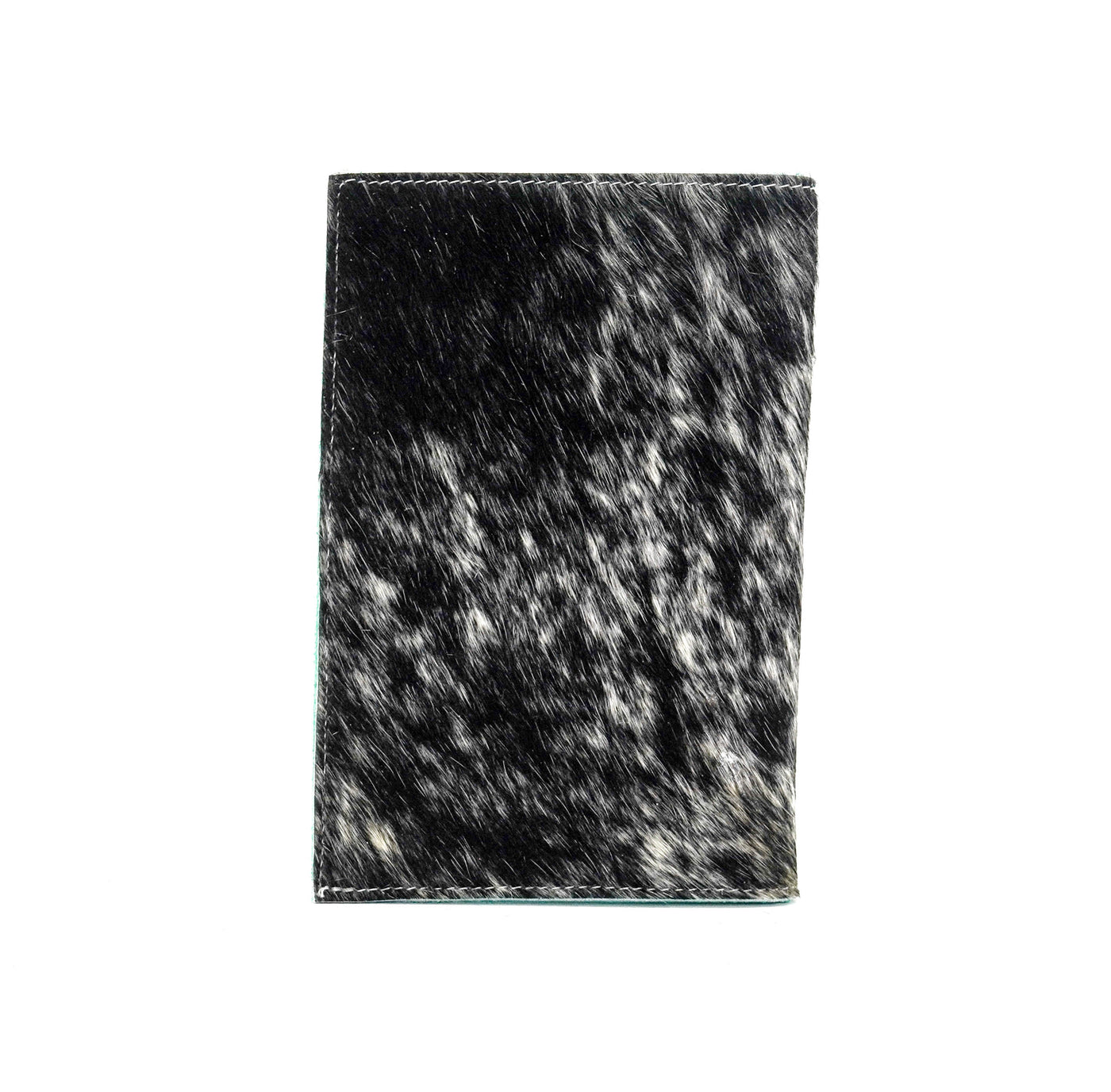 024 Small Notepad Cover - Salt & Pepper w/ Mandarine Navajo-Small Notepad Cover-Western-Cowhide-Bags-Handmade-Products-Gifts-Dancing Cactus Designs