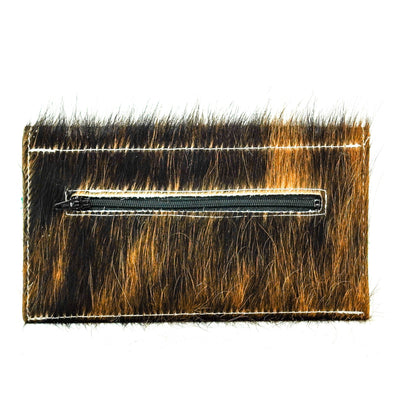 051 Kacey Wallet - Tricolor w/ Cocoa Navajo-Kacey Wallet-Western-Cowhide-Bags-Handmade-Products-Gifts-Dancing Cactus Designs