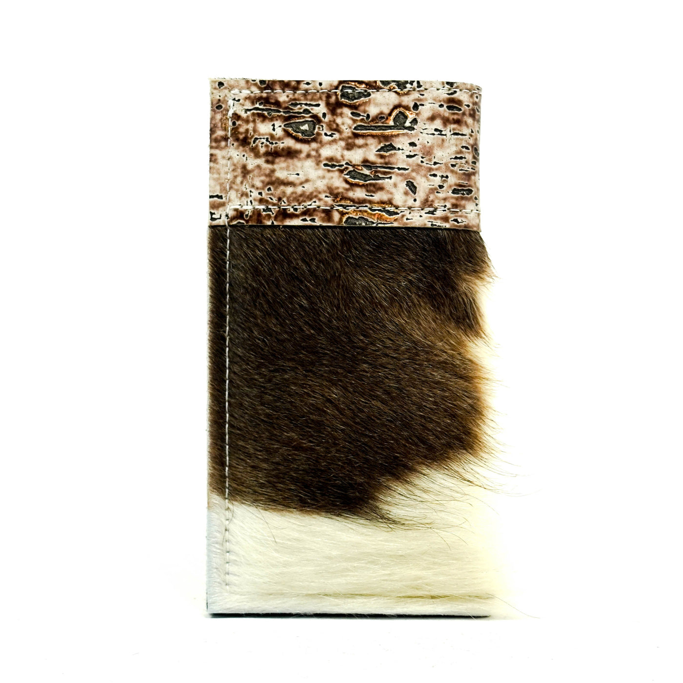 060 Sunglass Case - Tricolor w/ Bronzed Driftwood-Sunglass Case-Western-Cowhide-Bags-Handmade-Products-Gifts-Dancing Cactus Designs