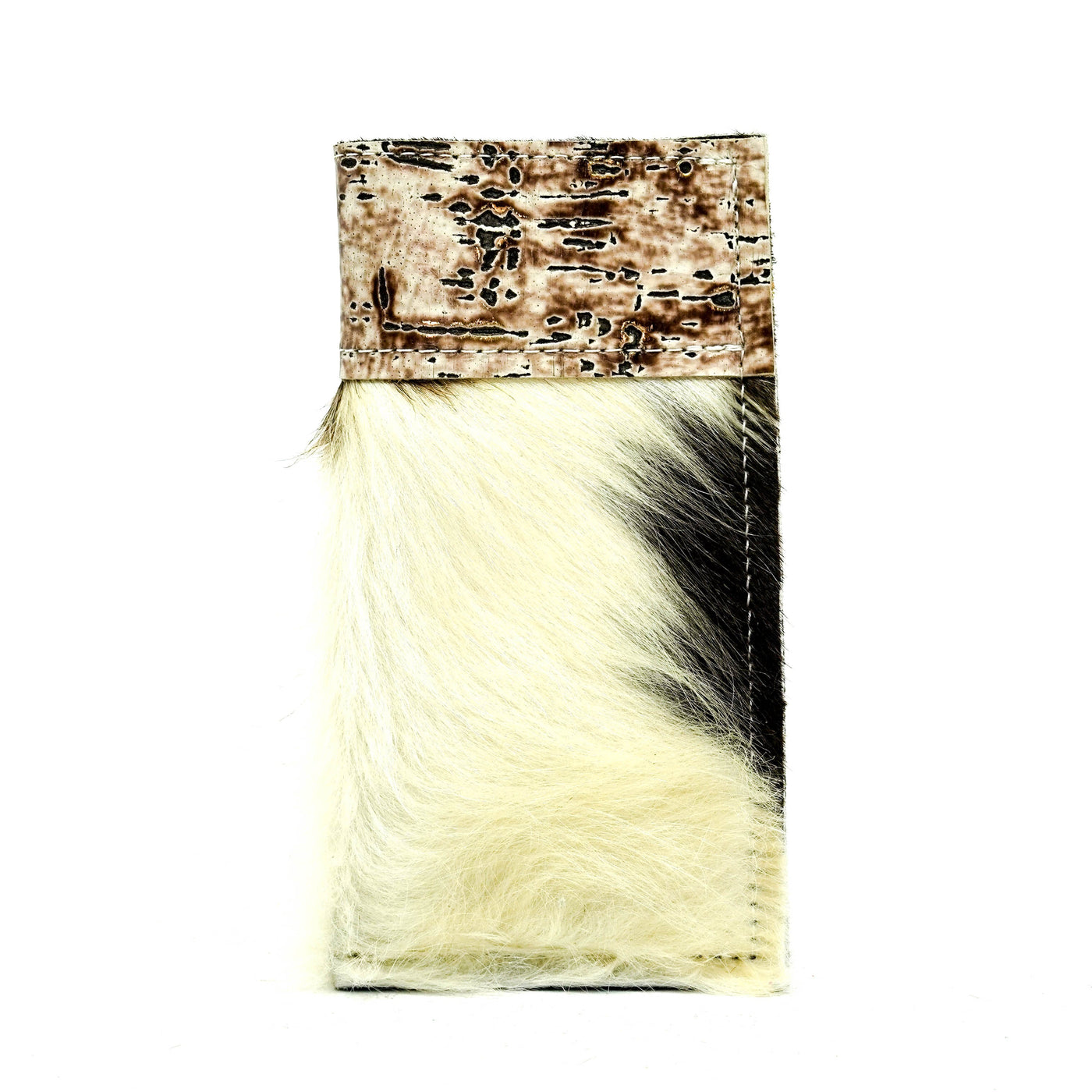 060 Sunglass Case - Tricolor w/ Bronzed Driftwood-Sunglass Case-Western-Cowhide-Bags-Handmade-Products-Gifts-Dancing Cactus Designs