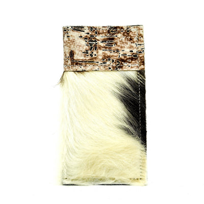 060 Sunglass Case - Tricolor w/ Bronzed Driftwood-Sunglass Case-Western-Cowhide-Bags-Handmade-Products-Gifts-Dancing Cactus Designs