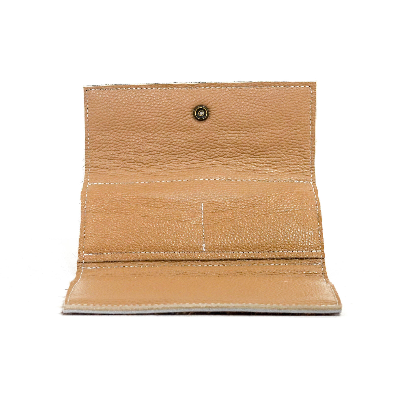064 Kacey Wallet - Dark Brindle w/ Gilded Tool-Kacey Wallet-Western-Cowhide-Bags-Handmade-Products-Gifts-Dancing Cactus Designs