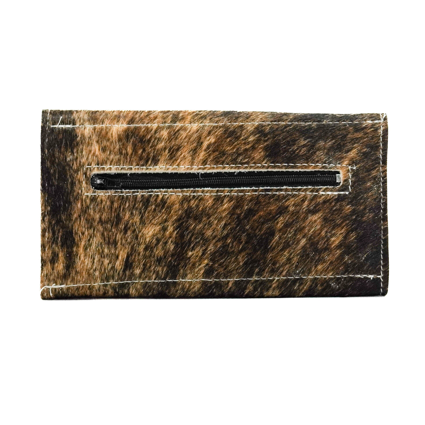 070 Kacey Wallet - Brindle w/ Moab Aztec-Kacey Wallet-Western-Cowhide-Bags-Handmade-Products-Gifts-Dancing Cactus Designs