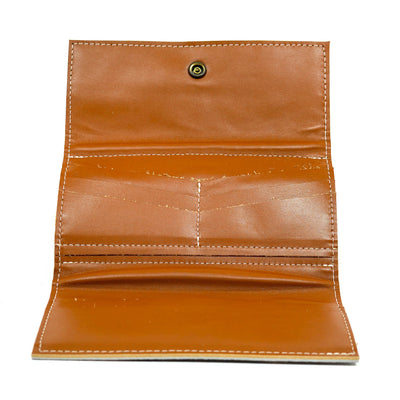 077 Kacey Wallet - Exotic Brindle w/ Canyon Aztec-Kacey Wallet-Western-Cowhide-Bags-Handmade-Products-Gifts-Dancing Cactus Designs