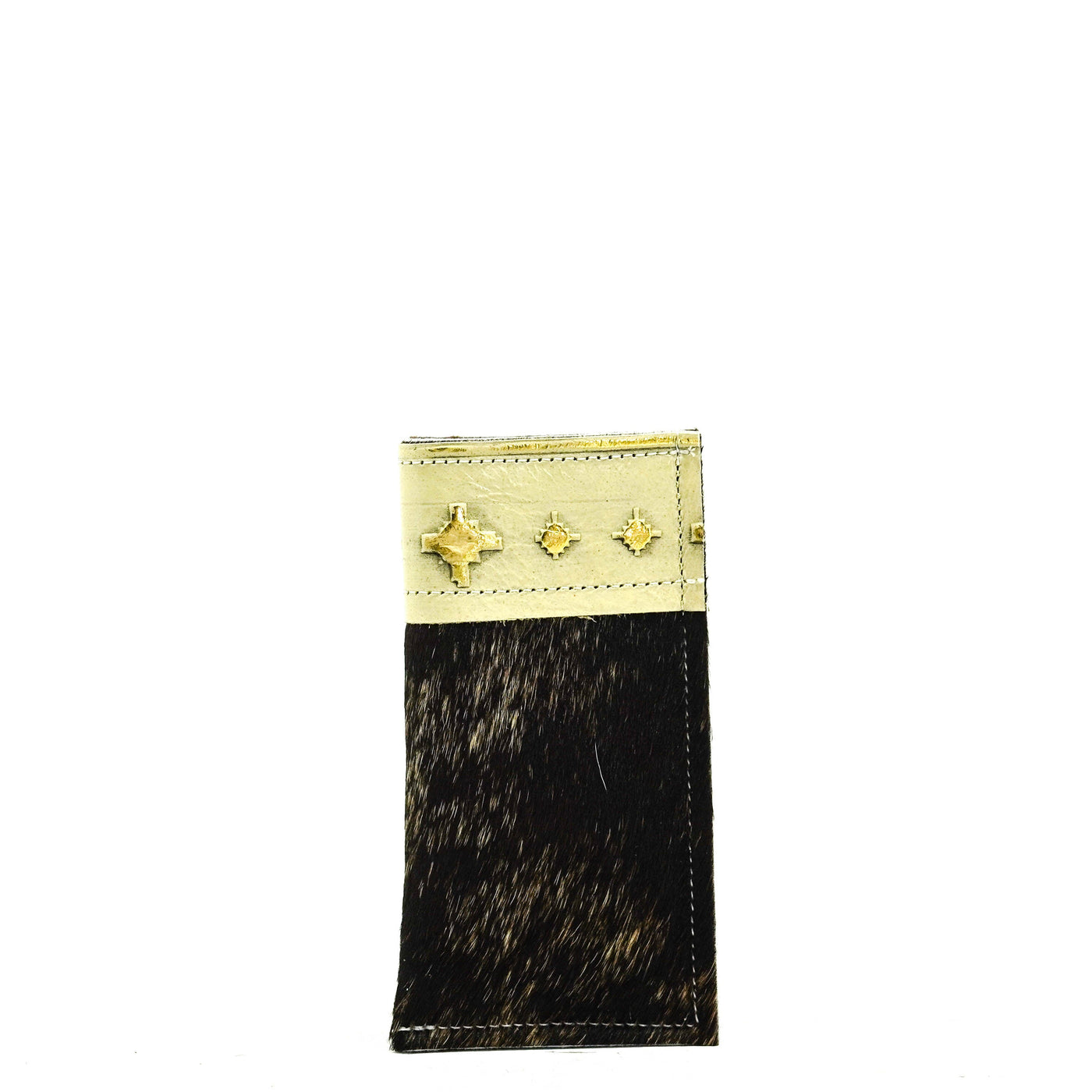 084 Sunglass Case - Dark Brindle w/ Golden Hills Navajo-Sunglass Case-Western-Cowhide-Bags-Handmade-Products-Gifts-Dancing Cactus Designs