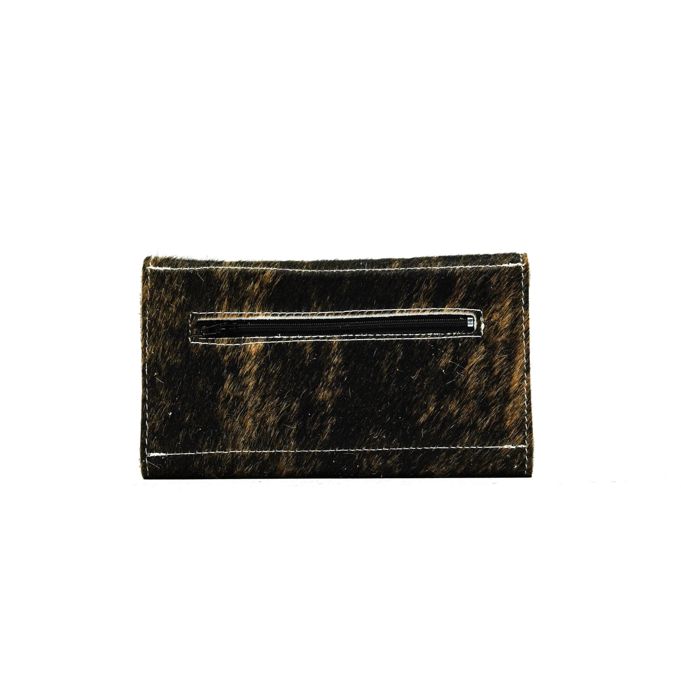 085 Kacey Wallet - Dark Brindle w/ Royston Tool-Kacey Wallet-Western-Cowhide-Bags-Handmade-Products-Gifts-Dancing Cactus Designs