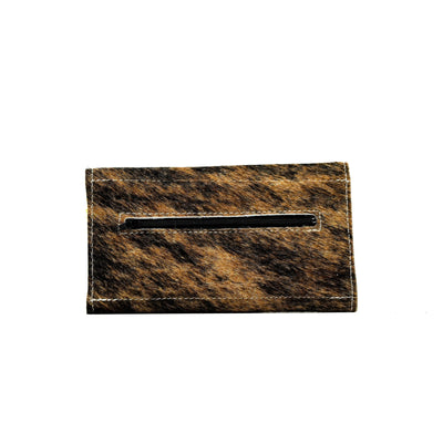 093 Kacey Wallet - Brindle w/ Moab Aztec-Kacey Wallet-Western-Cowhide-Bags-Handmade-Products-Gifts-Dancing Cactus Designs