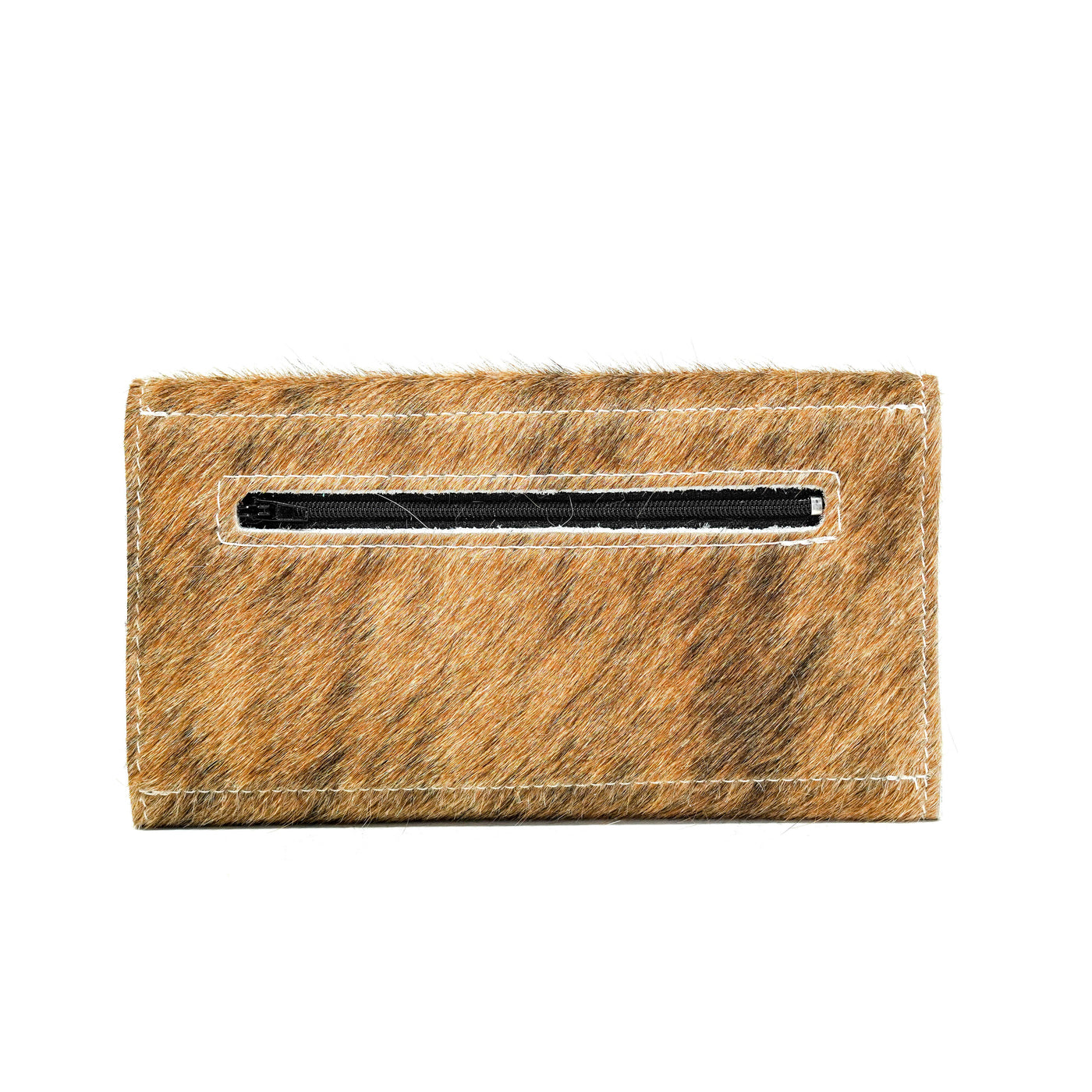 094 Kacey Wallet - Brindle w/ Midnight Caracole-Kacey Wallet-Western-Cowhide-Bags-Handmade-Products-Gifts-Dancing Cactus Designs