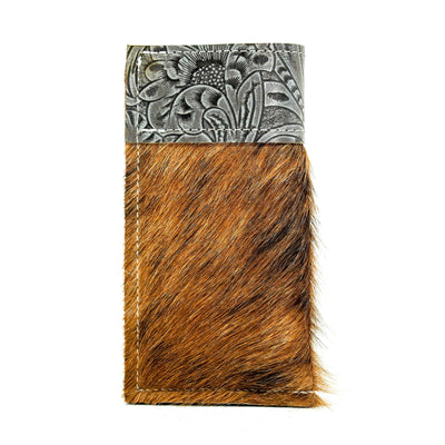 105 Sunglass Case - Tricolor w/ Lead Dallas Tool-Sunglass Case-Western-Cowhide-Bags-Handmade-Products-Gifts-Dancing Cactus Designs