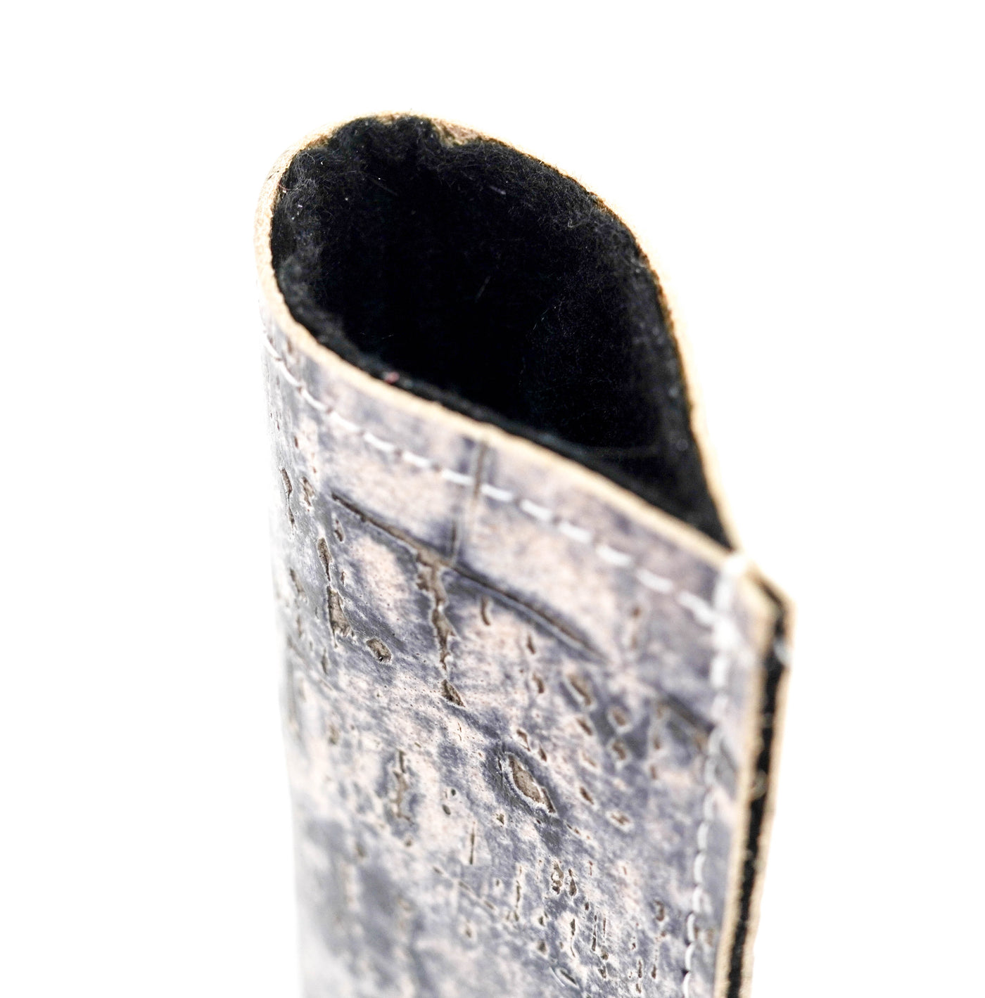 116 Sunglass Case - All Embossed w/ Denim Driftwood-Sunglass Case-Western-Cowhide-Bags-Handmade-Products-Gifts-Dancing Cactus Designs