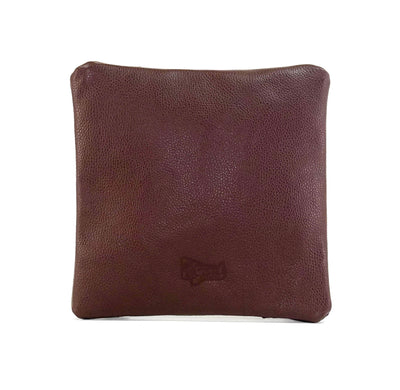 Accessory Bag - Suede Shimmer w/ Basil Diamond Stitch-Accessory Bag-Western-Cowhide-Bags-Handmade-Products-Gifts-Dancing Cactus Designs