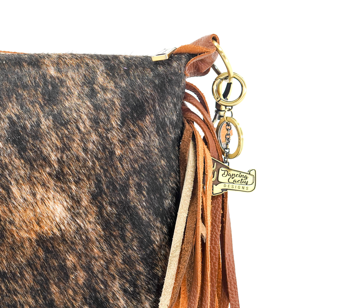 Annie - Brindle w/ No Embossed-Annie-Western-Cowhide-Bags-Handmade-Products-Gifts-Dancing Cactus Designs