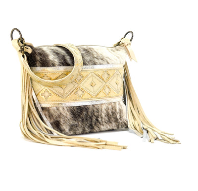 Annie - Light Brindle w/ Golden Hills Navajo-Annie-Western-Cowhide-Bags-Handmade-Products-Gifts-Dancing Cactus Designs
