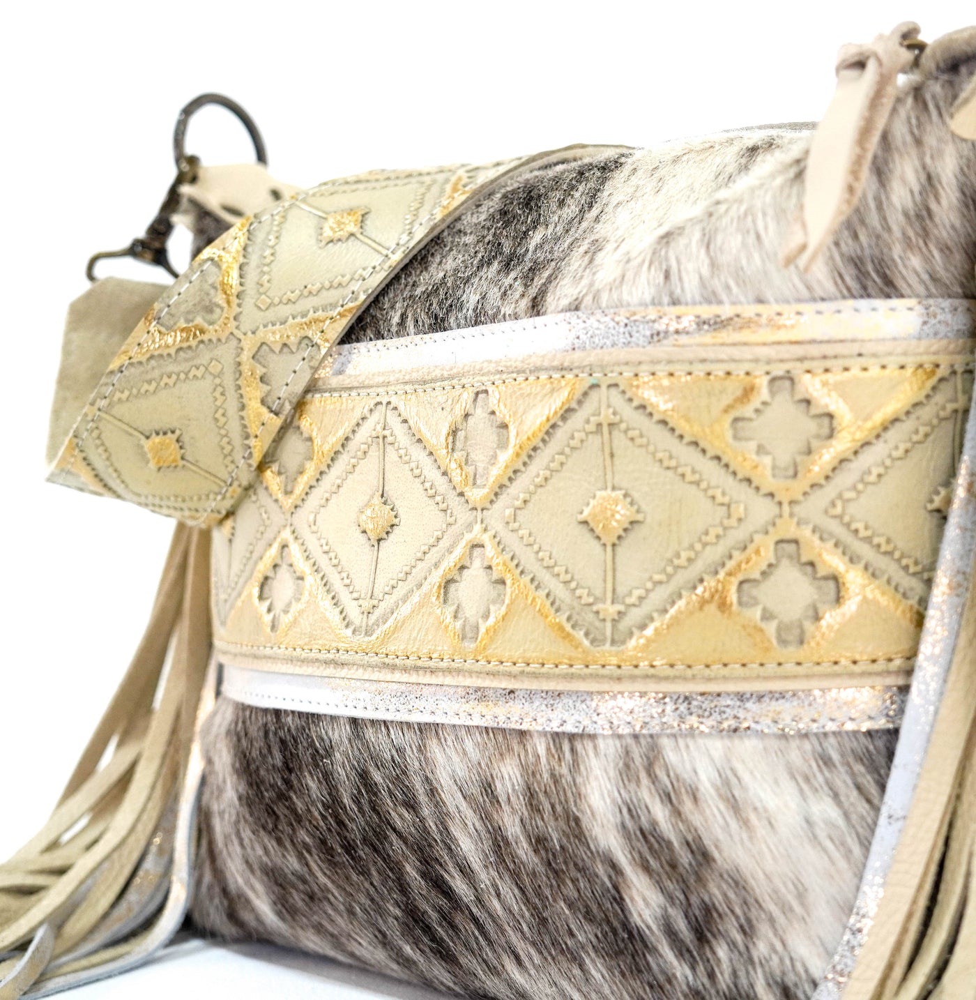 Annie - Light Brindle w/ Golden Hills Navajo-Annie-Western-Cowhide-Bags-Handmade-Products-Gifts-Dancing Cactus Designs