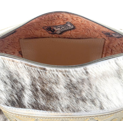 Annie - Light Brindle w/ Golden Hills Navajo-Annie-Western-Cowhide-Bags-Handmade-Products-Gifts-Dancing Cactus Designs