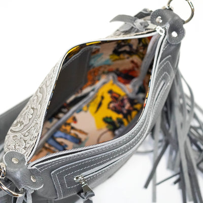 Annie - No Hide w/ Silver Tool-Annie-Western-Cowhide-Bags-Handmade-Products-Gifts-Dancing Cactus Designs