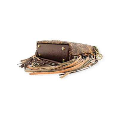 Annie Shoulder Bag-Apparel & Accessories > Handbags, Wallets & Cases > Handbags > Shoulder Bags-Western-Cowhide-Bags-Handmade-Products-Gifts-Dancing Cactus Designs