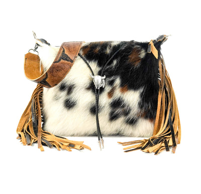 Annie - Tricolor w/ No Embossed-Annie-Western-Cowhide-Bags-Handmade-Products-Gifts-Dancing Cactus Designs