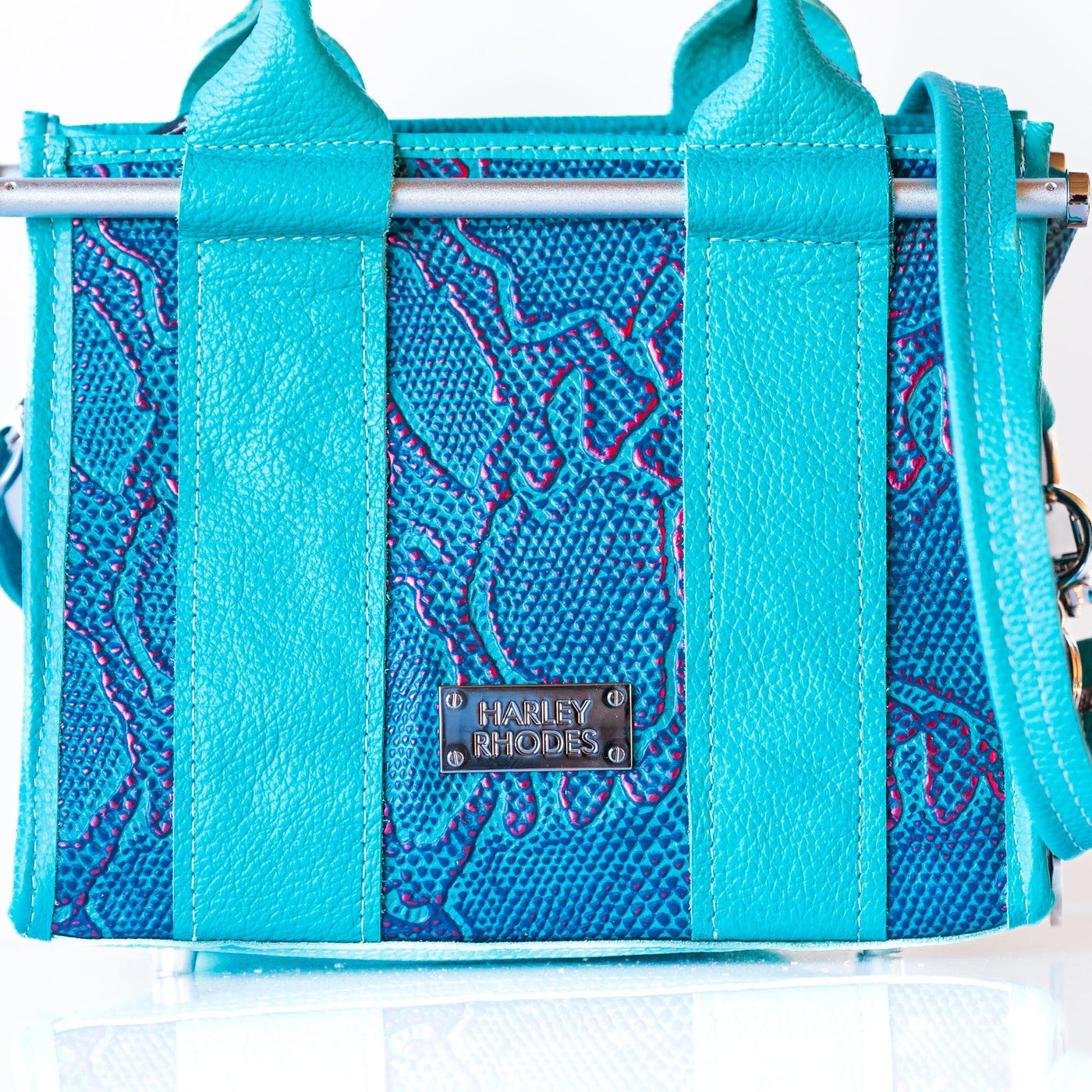 Audrey Tote-Apparel & Accessories > Handbags, Wallets & Cases > Handbags > Satchel Bags-Western-Cowhide-Bags-Handmade-Products-Gifts-Dancing Cactus Designs