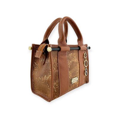 Audrey Tote-Apparel & Accessories > Handbags, Wallets & Cases > Handbags > Satchel Bags-Western-Cowhide-Bags-Handmade-Products-Gifts-Dancing Cactus Designs
