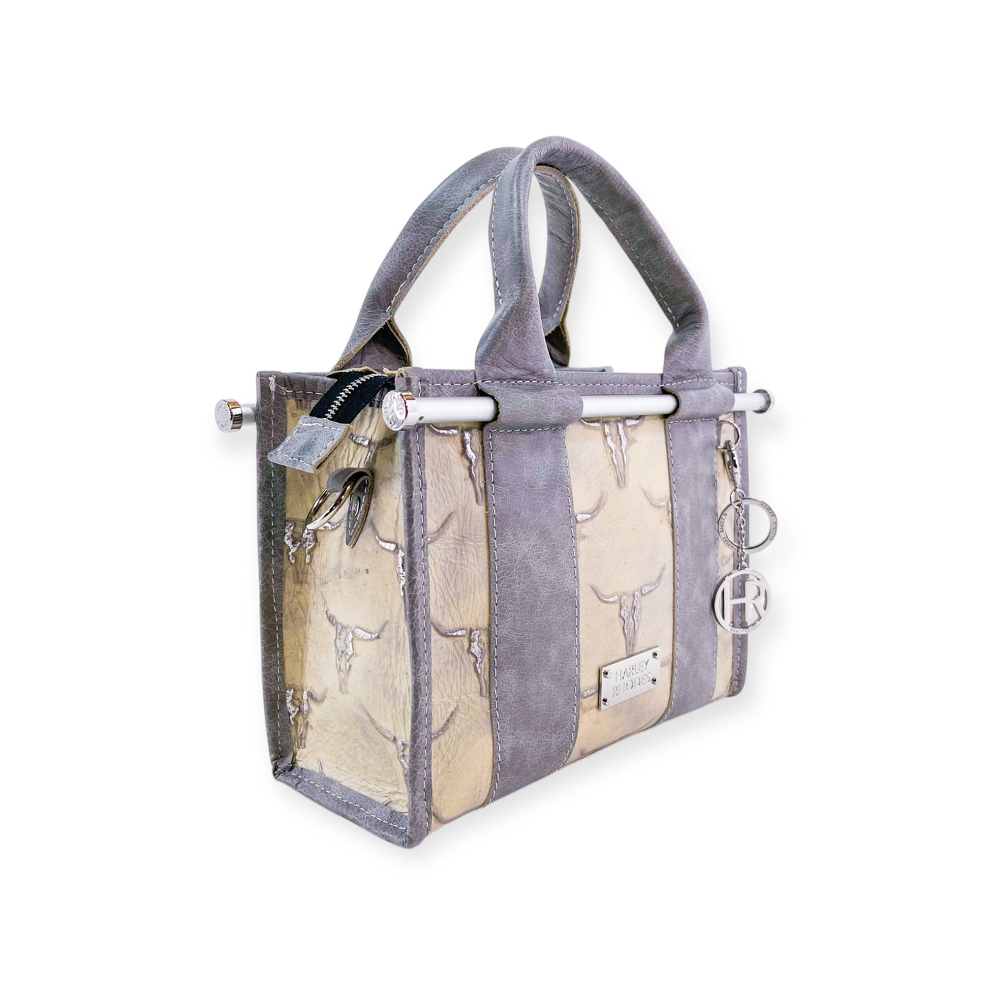 Audrey Tote-Apparel & Accessories > Handbags, Wallets & Cases > Handbags > Satchel Bags-Western-Cowhide-Bags-Handmade-Products-Gifts-Dancing Cactus Designs