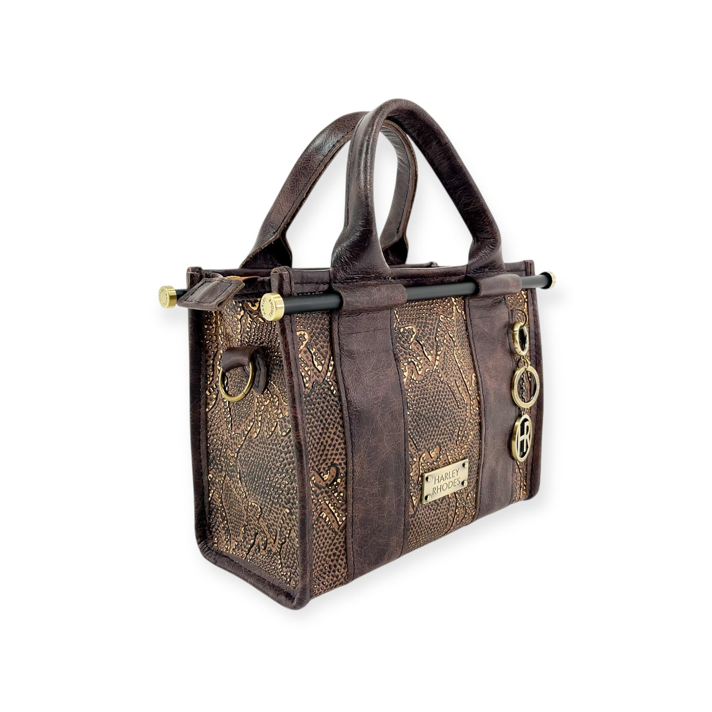 Audrey Tote-Apparel & Accessories > Handbags, Wallets & Cases > Handbags > Satchel Bags-Western-Cowhide-Bags-Handmade-Products-Gifts-Dancing Cactus Designs