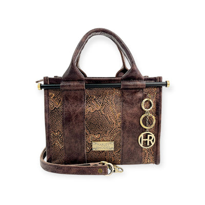 Audrey Tote-Apparel & Accessories > Handbags, Wallets & Cases > Handbags > Satchel Bags-Western-Cowhide-Bags-Handmade-Products-Gifts-Dancing Cactus Designs