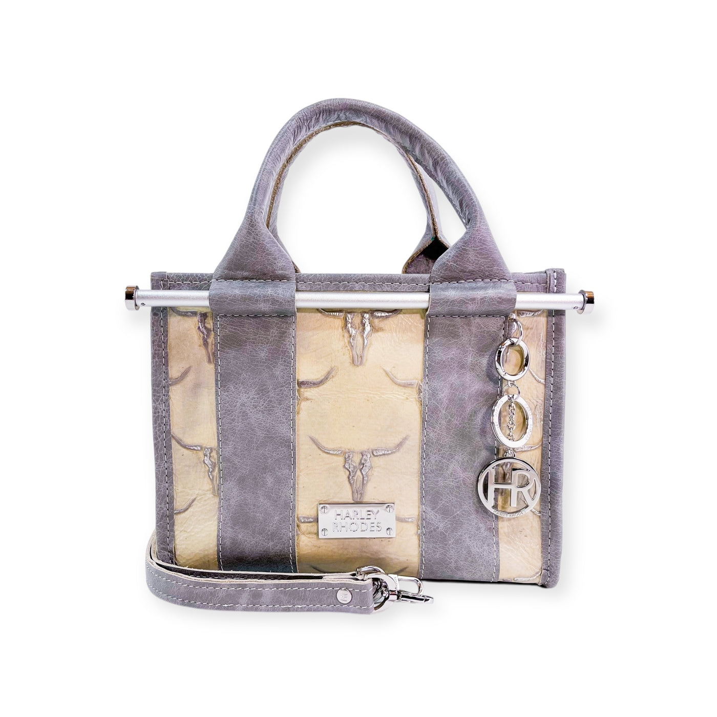 Audrey Tote-Apparel & Accessories > Handbags, Wallets & Cases > Handbags > Satchel Bags-Western-Cowhide-Bags-Handmade-Products-Gifts-Dancing Cactus Designs