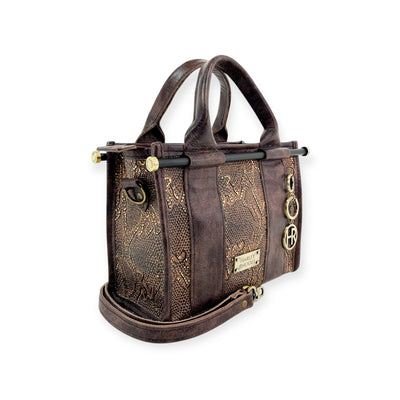 Audrey Tote-Apparel & Accessories > Handbags, Wallets & Cases > Handbags > Satchel Bags-Western-Cowhide-Bags-Handmade-Products-Gifts-Dancing Cactus Designs