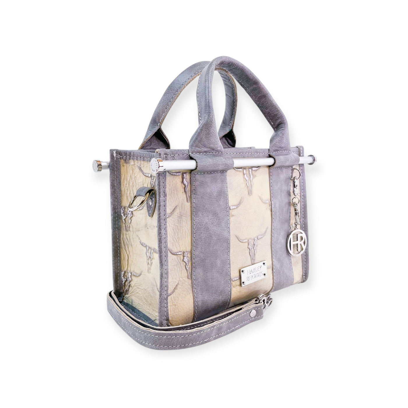 Audrey Tote-Apparel & Accessories > Handbags, Wallets & Cases > Handbags > Satchel Bags-Western-Cowhide-Bags-Handmade-Products-Gifts-Dancing Cactus Designs