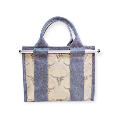 Audrey Tote-Apparel & Accessories > Handbags, Wallets & Cases > Handbags > Satchel Bags-Western-Cowhide-Bags-Handmade-Products-Gifts-Dancing Cactus Designs