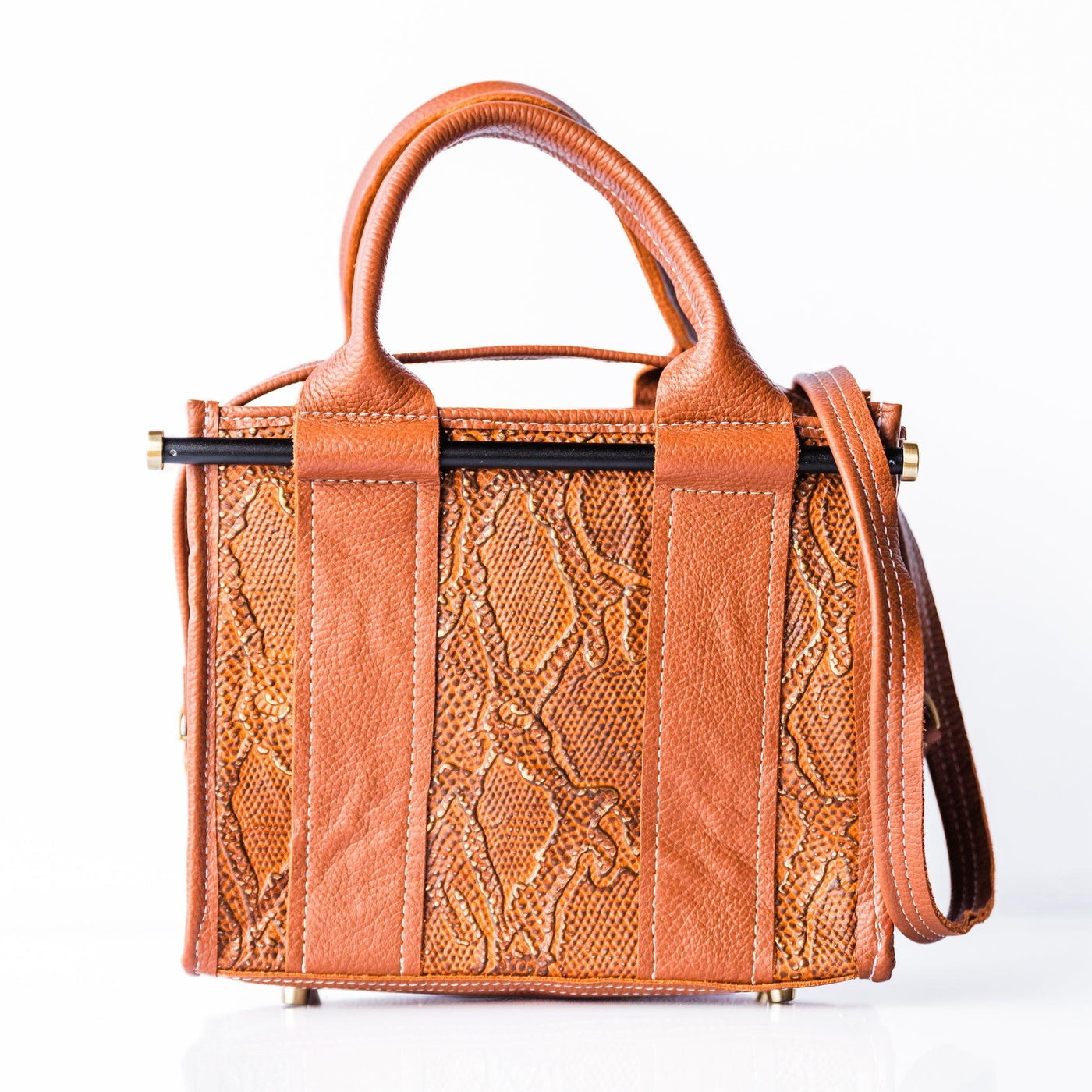 Audrey Tote-Apparel & Accessories > Handbags, Wallets & Cases > Handbags > Satchel Bags-Western-Cowhide-Bags-Handmade-Products-Gifts-Dancing Cactus Designs
