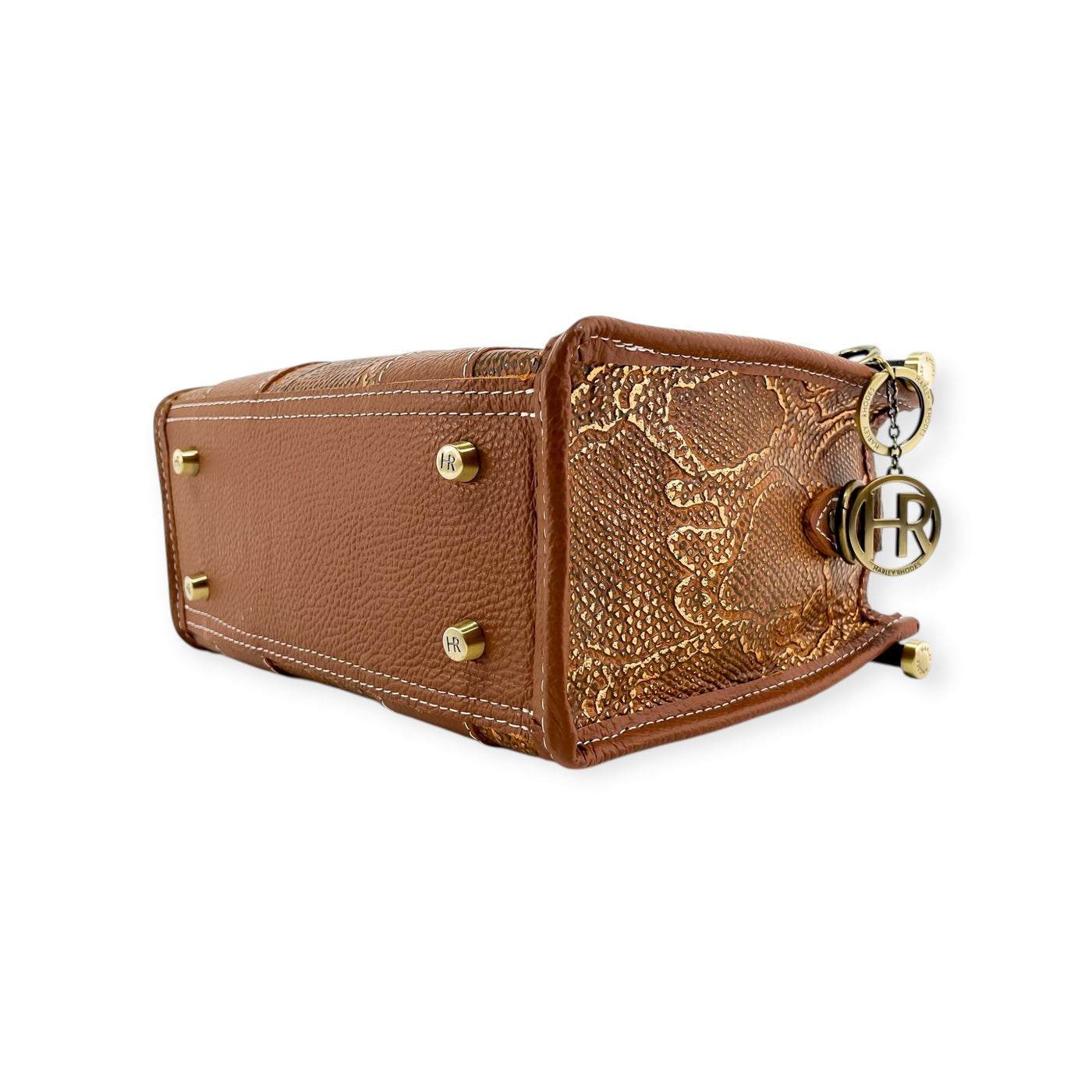 Audrey Tote-Apparel & Accessories > Handbags, Wallets & Cases > Handbags > Satchel Bags-Western-Cowhide-Bags-Handmade-Products-Gifts-Dancing Cactus Designs