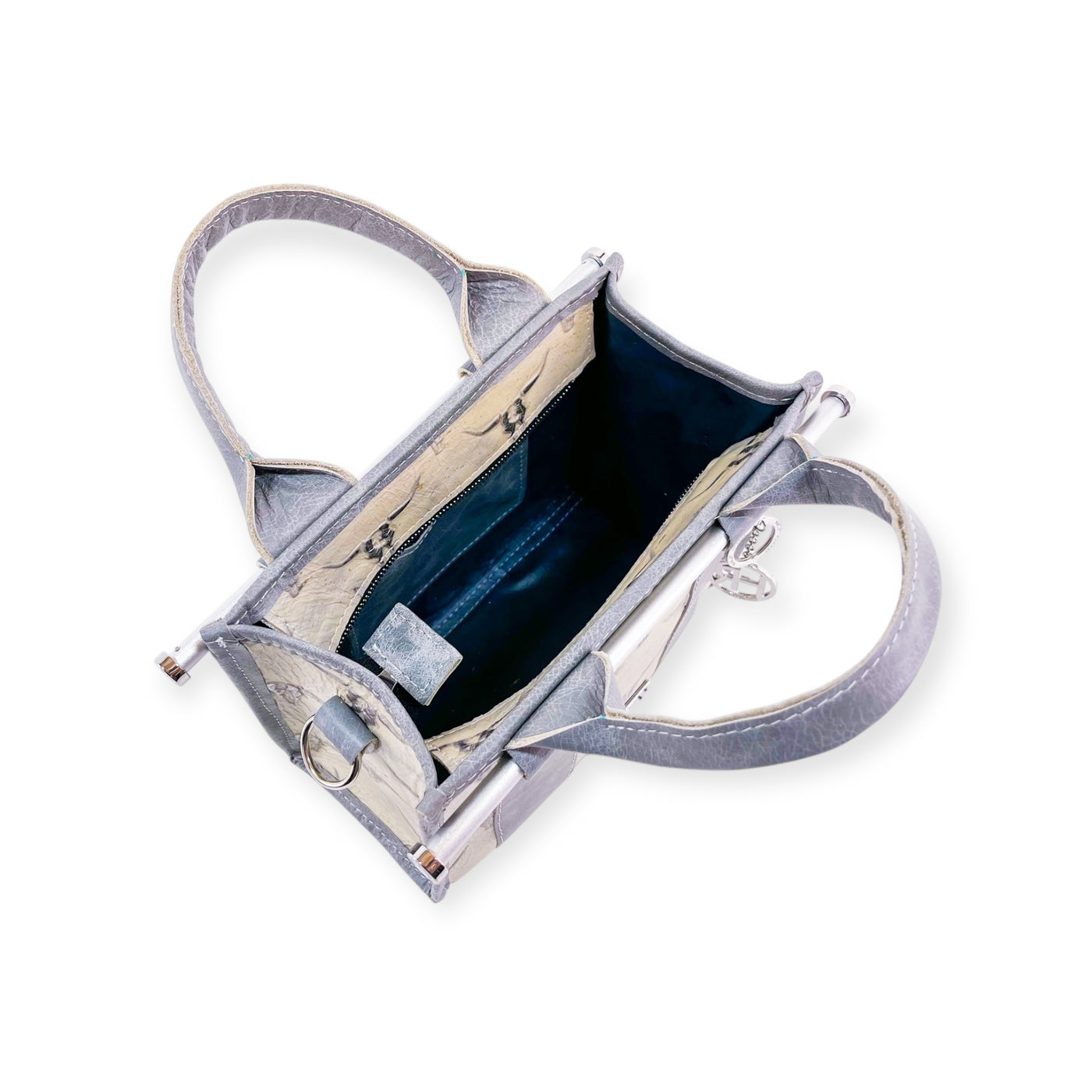 Audrey Tote-Apparel & Accessories > Handbags, Wallets & Cases > Handbags > Satchel Bags-Western-Cowhide-Bags-Handmade-Products-Gifts-Dancing Cactus Designs