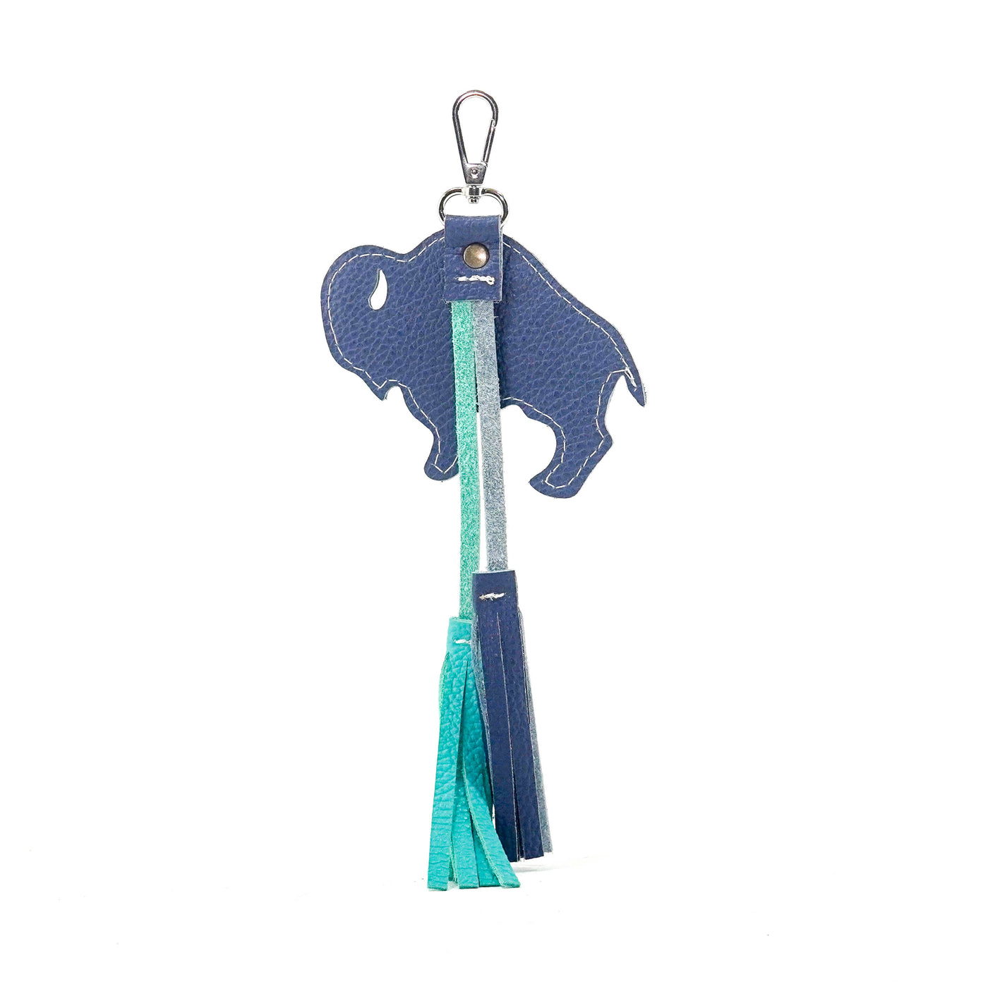 Bag Charm - All Embossed w/ Midnight Navajo-Bag Charm-Western-Cowhide-Bags-Handmade-Products-Gifts-Dancing Cactus Designs