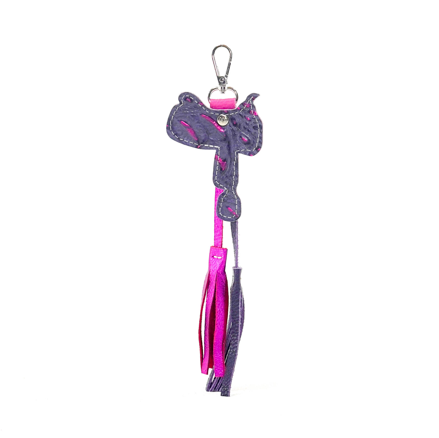 Bag Charm - All Embossed w/ Rio Croc-Bag Charm-Western-Cowhide-Bags-Handmade-Products-Gifts-Dancing Cactus Designs