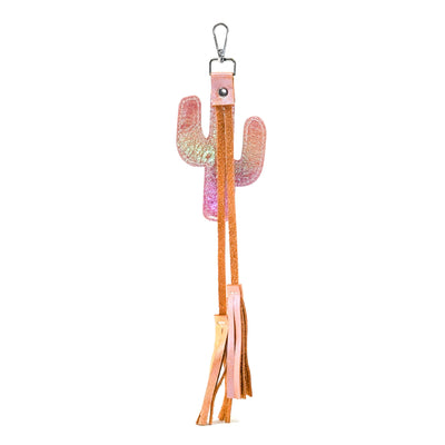 Bag Charm - All Embossed w/ Western Barbie Skulls-Bag Charm-Western-Cowhide-Bags-Handmade-Products-Gifts-Dancing Cactus Designs