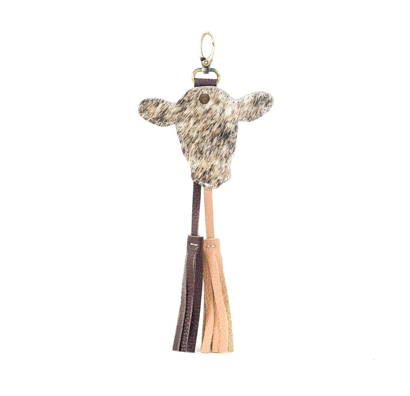Bag Charm - Brindle w/ No Embossed-Bag Charm-Western-Cowhide-Bags-Handmade-Products-Gifts-Dancing Cactus Designs