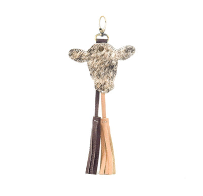 Bag Charm - Brindle w/ No Embossed-Bag Charm-Western-Cowhide-Bags-Handmade-Products-Gifts-Dancing Cactus Designs