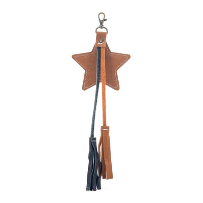 Bag Charm - Tricolor w/ No Embossed-Bag Charm-Western-Cowhide-Bags-Handmade-Products-Gifts-Dancing Cactus Designs