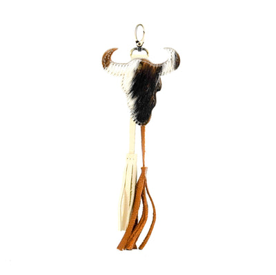 Bag Charm - Tricolor w/ No Embossed-Bag Charm-Western-Cowhide-Bags-Handmade-Products-Gifts-Dancing Cactus Designs
