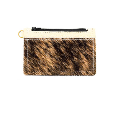 Bandit Wallet - Brindle w/ Ivory Croc-Bandit Wallet-Western-Cowhide-Bags-Handmade-Products-Gifts-Dancing Cactus Designs