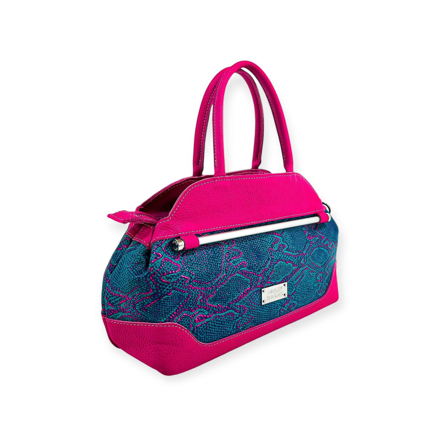 Barbara Handbag-Apparel & Accessories > Handbags, Wallets & Cases > Handbags > Doctor Bags-Western-Cowhide-Bags-Handmade-Products-Gifts-Dancing Cactus Designs