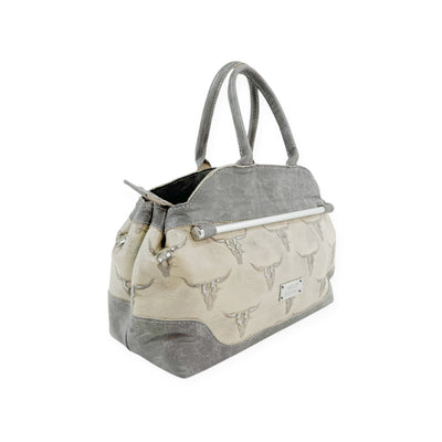 Barbara Handbag-Apparel & Accessories > Handbags, Wallets & Cases > Handbags > Doctor Bags-Western-Cowhide-Bags-Handmade-Products-Gifts-Dancing Cactus Designs