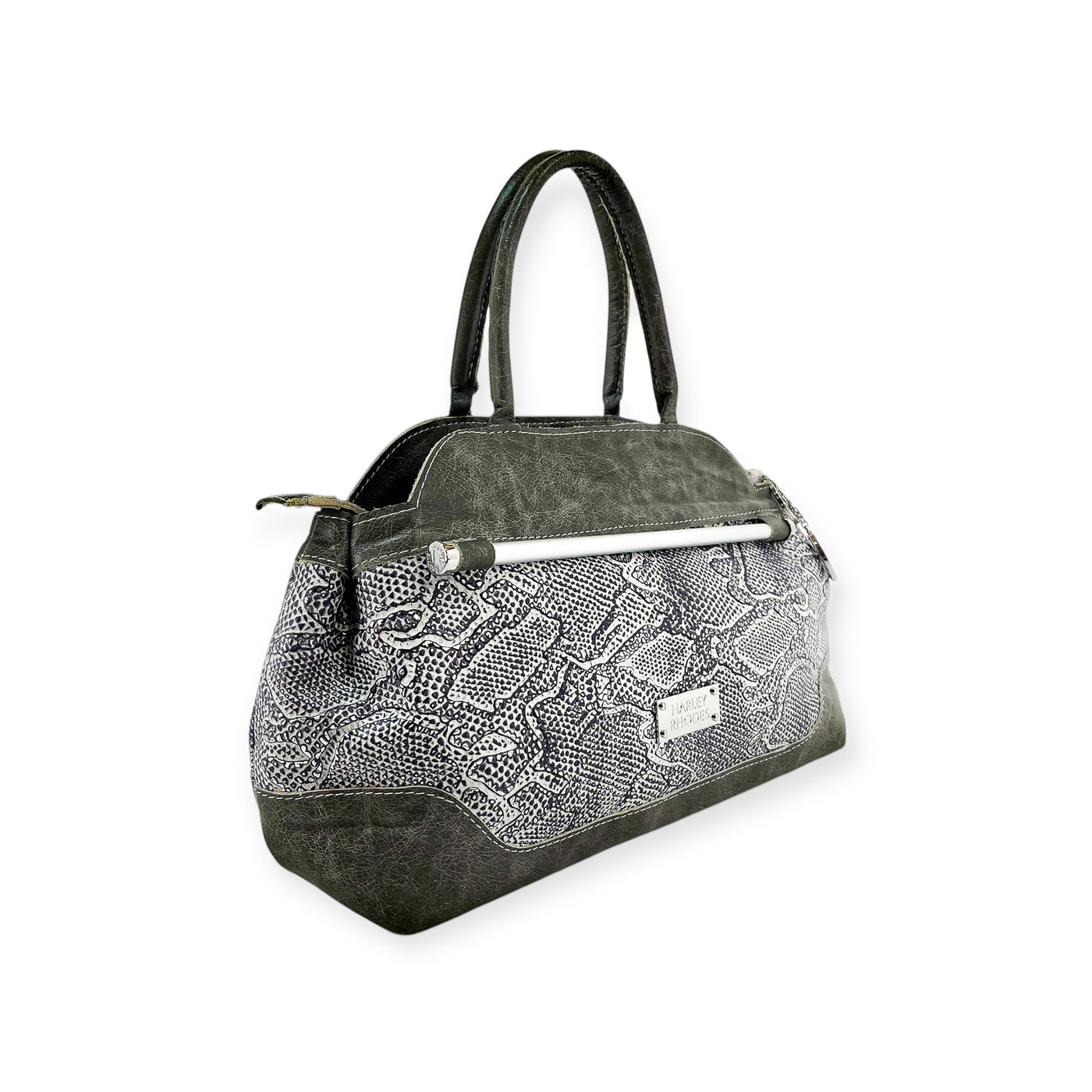 Barbara Handbag-Apparel & Accessories > Handbags, Wallets & Cases > Handbags > Doctor Bags-Western-Cowhide-Bags-Handmade-Products-Gifts-Dancing Cactus Designs