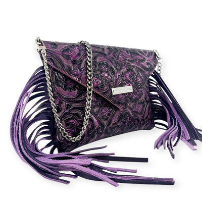 Betty Envelope Clutch-Apparel & Accessories > Handbags, Wallets & Cases > Handbags > Envelope Clutches-Western-Cowhide-Bags-Handmade-Products-Gifts-Dancing Cactus Designs