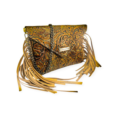 Betty Envelope Clutch-Apparel & Accessories > Handbags, Wallets & Cases > Handbags > Envelope Clutches-Western-Cowhide-Bags-Handmade-Products-Gifts-Dancing Cactus Designs